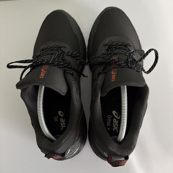 Asics Gel Venture 9 Trail Running Shoes Grey Black Red Size 12 Extra Wide Ortho - Picture 5 of 7